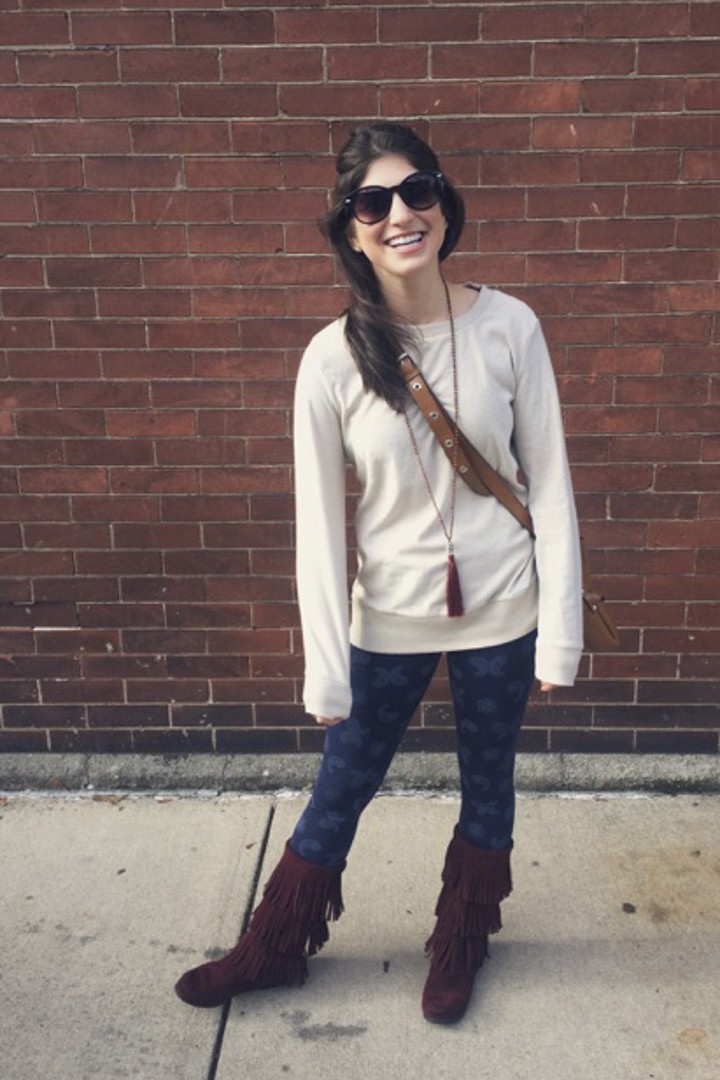 Robyn Medved, American Eagle Outfitters, Michael Kors, Minnetonka, Rina Rich, street style, Zacasha