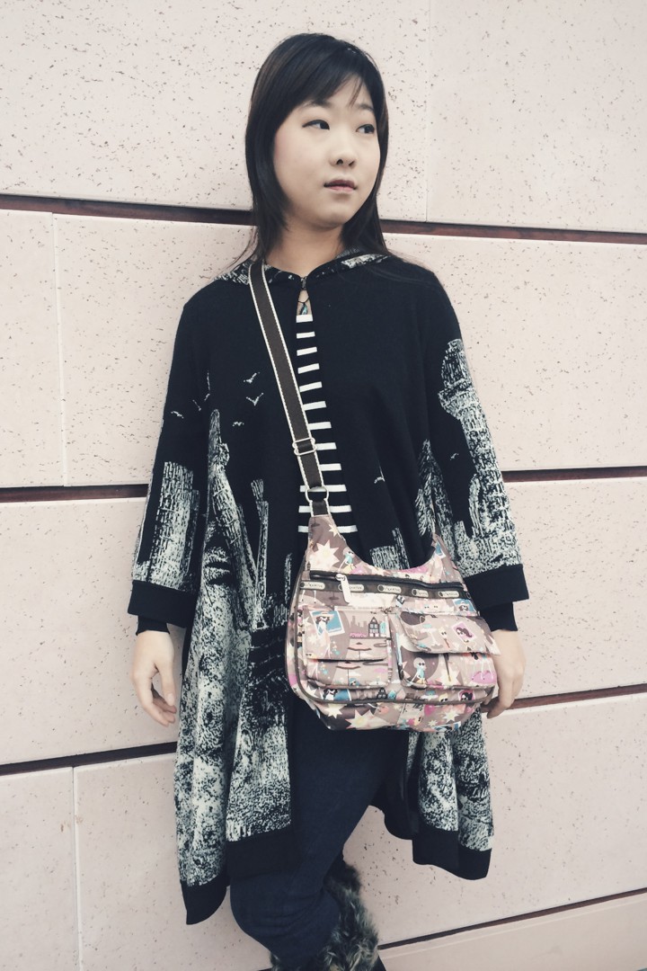 Ziyan Song, AAA Shoes, Found in a Chinese Market, Le Sportsac, street style