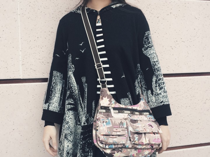 Ziyan Song, AAA Shoes, Found in a Chinese Market, Le Sportsac, street style