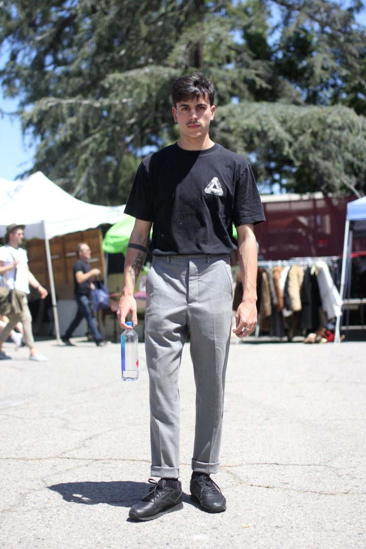 Ami, fairfax flea market, Melrose, melrose trading post, palace, reebok, street style,