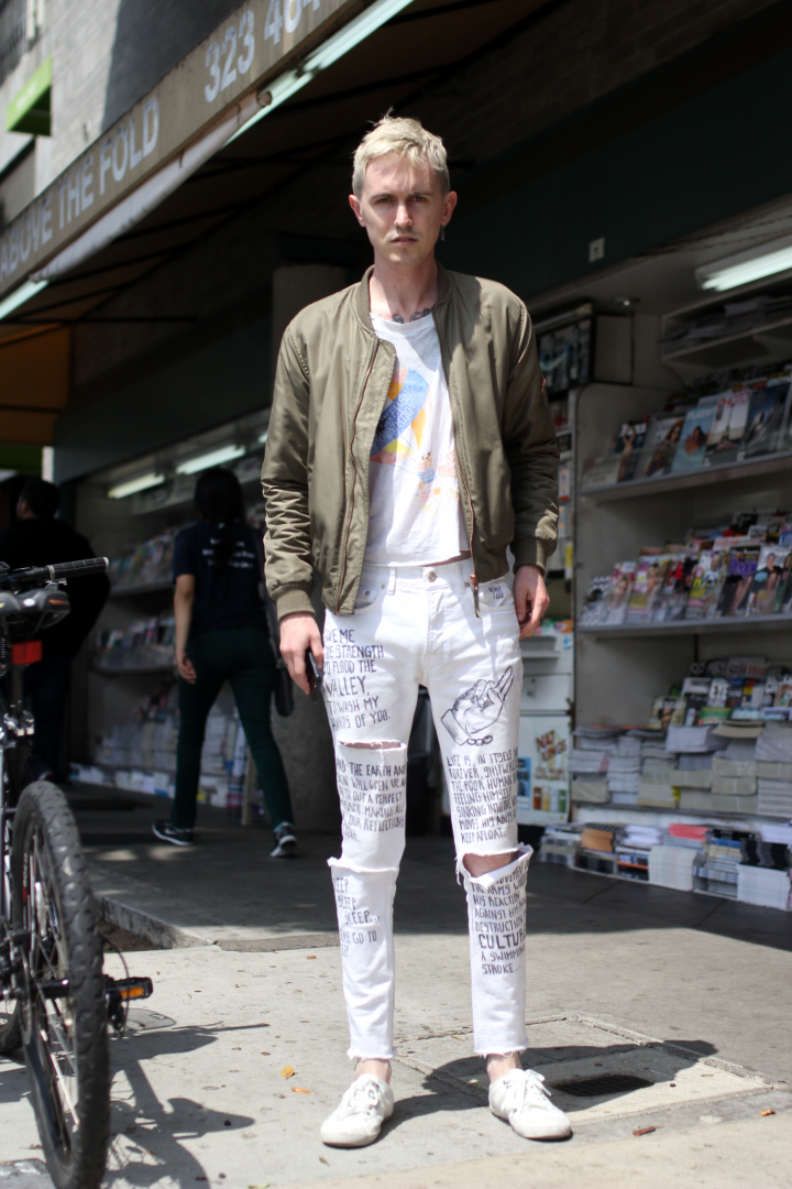acne, Customized, DIY, Larchmont, Oak NYC, Topshop, street style,