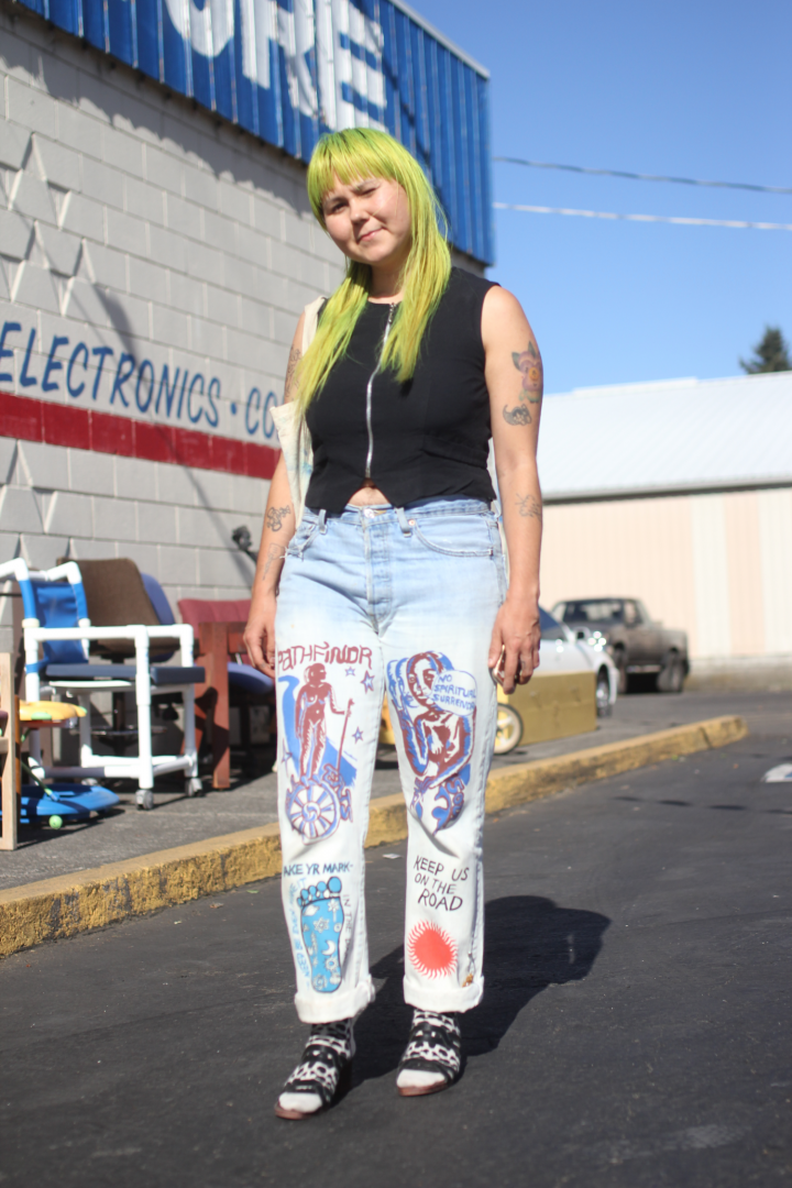 oregon, portland, street style, Thrifted